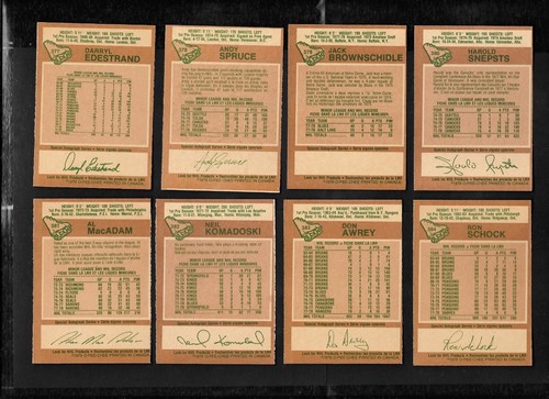 1978-79 OPC O PEE CHEE NHL HOCKEY CARD ERROR VARIATION & INSERT 265-396 SEE LIST - Picture 238 of 287