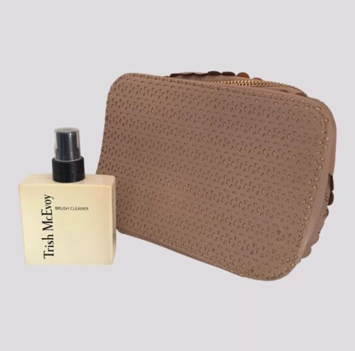 Trish McEvoy~Assorted Brushes (8 total) Planner Case 7.5” x 5.5” & Brush Cleaner - Picture 2 of 15