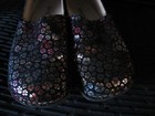 Alegria DEBRA Black Floral Leather Professional Shoes Women's Size 41 EURO — photo 3
