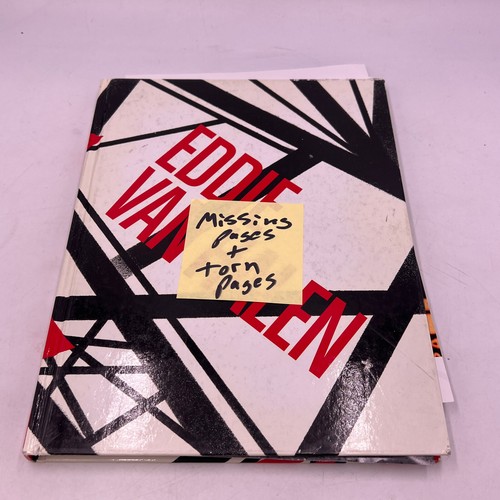 Eddie Van Halen by Neil Zlozower (2011, Hardcover) - DAMAGE - PAGES TORN