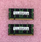 2 X 2GB SAMSUNG DDR2-800 PC2-6400S MEMORY SODIMM - M470T5663QZ3 - 4GB TOTAL