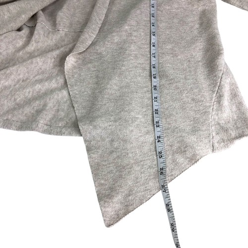 Indigenous Flared Peplum Sharkbite Hem Open Cardigan Sz Medium Organic Cotton - Picture 4 of 9