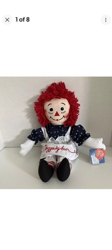 Raggedy Ann 85th Birthday Edition Soft Rag Plush Doll by Applause 17” - Picture 2 of 10
