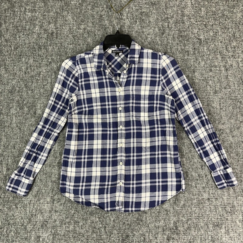 J Crew Shirt Small Womens Blue Career Casual Check Knit Lightweight Basic Plaid J Crew Shirt Small Womens Blue Career Casual Check Knit Lightweight Basic Plaid