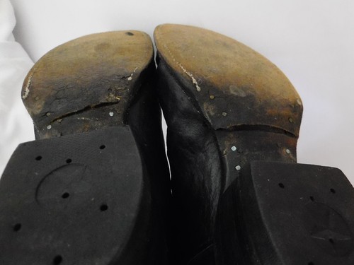 Vintage Exoten Tony Lama Cowboystiefel 8942 Haifischhaut Größe 7D schwarz USA - Bild 14 von 14
