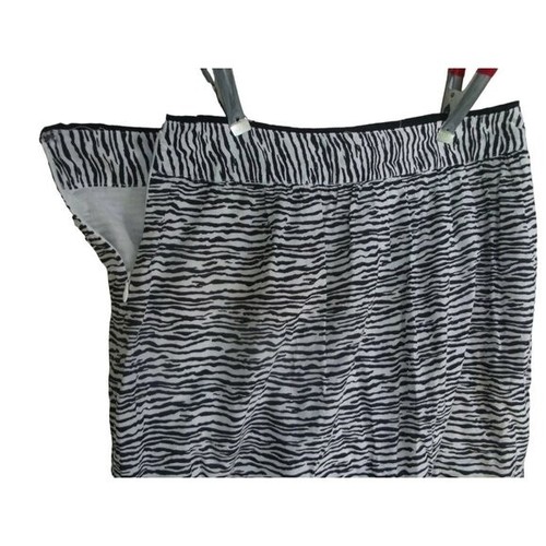 Ann Taylor LOFT Size 6 Black & White Mini Skirt women's zebra animal print - Picture 3 of 3