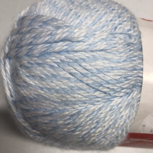 Bernat Softee Baby Yarn, 5 oz, 362 yds, #3 Light Baby Denim Marble Blue - Picture 8 of 12