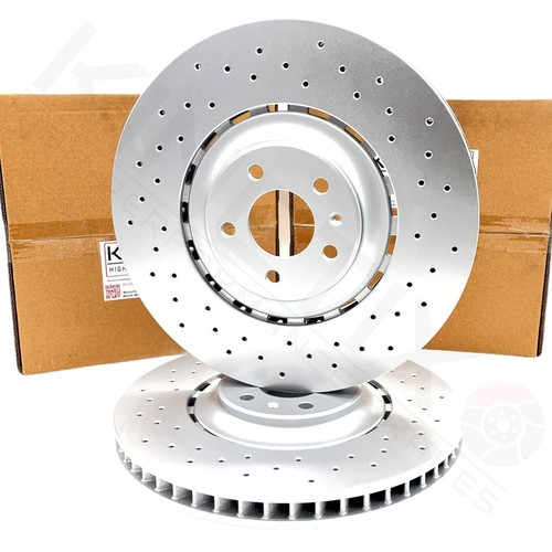 PER AUDI SQ5 DISCHI FRENO FORATI A CROCE POSTERIORI ANTERIORI PASTIGLIE APEC 380mm 330mm FR RR - Foto 3 di 11