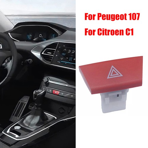 Hazard Warning Switch Red For Citroen C1 Peugeot 107 Toyota Aygo Mk1 #6490.NG - Picture 2 of 9