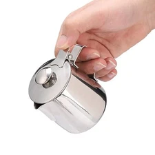 Stainless Steel Pitcher With Lid Milk Pitcher With Lid Milk Frothing Pitcher ...