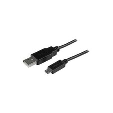 StarTech 15cm 6in Mobile Charge Sync USB to Slim Micro USB Cable A to Micro B