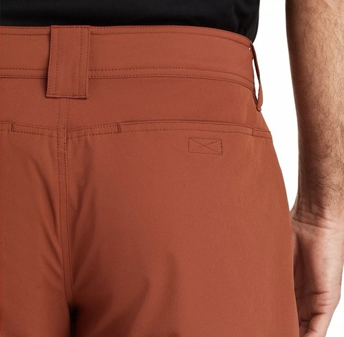 Ariat Men’s Chino Shorts Size 34 Waist Sequoia Red Dirt Rust Brown 8”Length NWOT - Picture 5 of 12