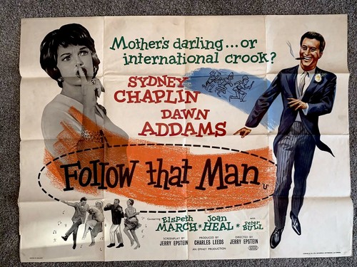 Follow That Man, original uk quad poster 1961 - Picture 1 of 2