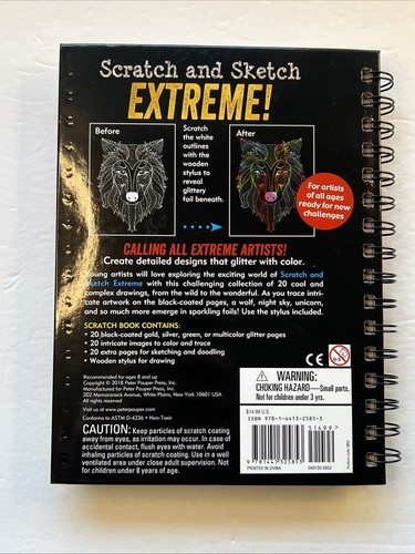 Scratch & Sketch Extreme (Trace Along) (Hardback or Cased Book) - Imagen 3 de 3
