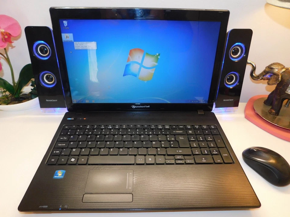 🏆 🥇PC Laptop Packard Bell p5w56 15"6 500GB 4GB RAM CONFIG OK - Image 2 of 4