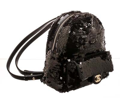 c&c leather backpack Chanel Black Quilted Caviar CC Filigree YKK Zipper CC Foreman Classic Backpack