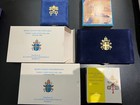 VATICANO Monete commemorative argento in Lire dal 1994 al 2001 PROOF