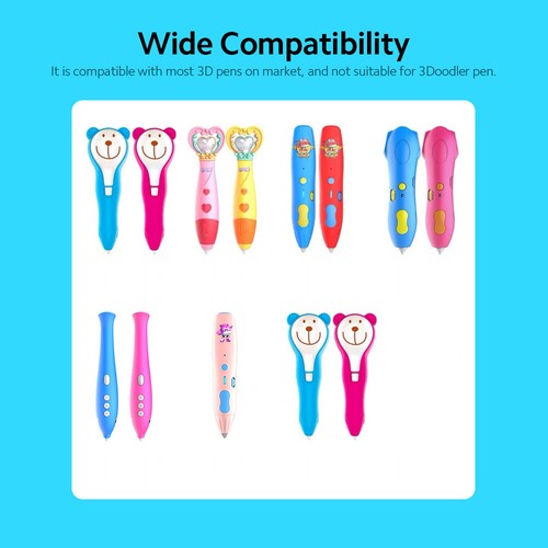 3D Printing Pen PCL Filament Refills 1.75mm Diameter 10 Pcs/Pack Random Colors - Picture 4 of 12