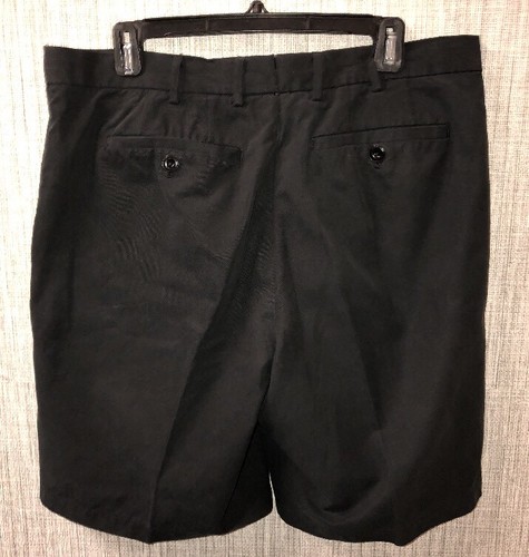 Nat Nast Mens Black Silk/Cotton Casual Shorts Size 36 - Picture 3 of 4