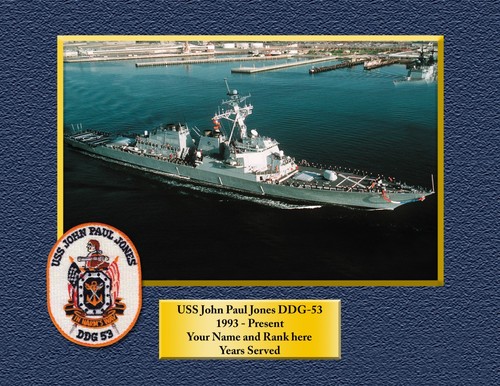 USS Jouett CG29 Custom Personalized Print of US Navy Gift Idea - Bild 8 von 12