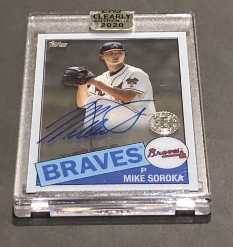 Mike Soroka AUTO 2020 Topps 35th Anniversary Clearly Authentic