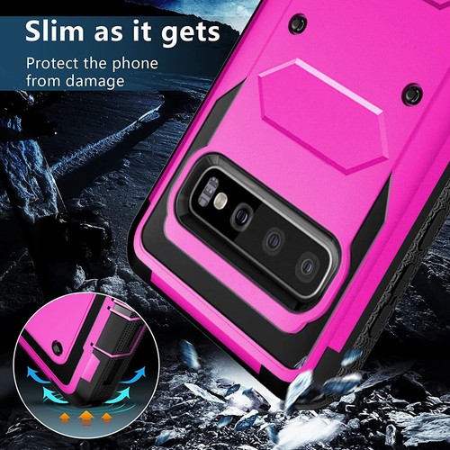 For Samsung Galaxy S10/+/S10e/Note10/+ Case Shockproof Hard Cover+Tempered Glass - Picture 65 of 78