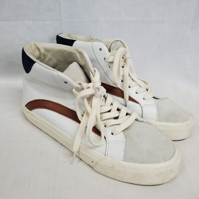 Madewell Shoes Size M WomensSidewalk High-Top Sneakers Colorblock  Leather