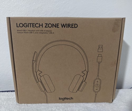 Ensemble casque intra-auriculaire filaire Logitech Zone noir A00100