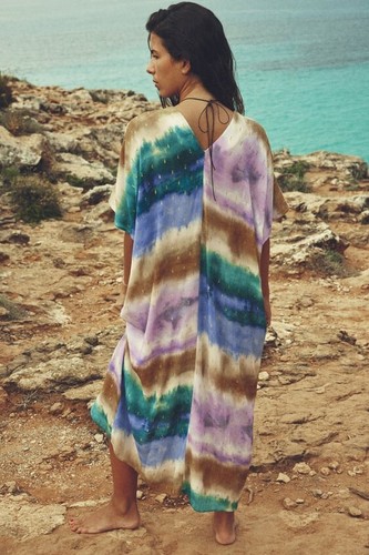 NUEVO CON ETIQUETAS VESTIDO TÚNICA ZARA TIE DYE XS-S $70 7912/034 - Imagen 3 de 7