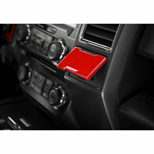 Cubierta de enchufe de toma de corriente de control central para Ford F150 F-150 2015 + rojo - Imagen 4 de 7