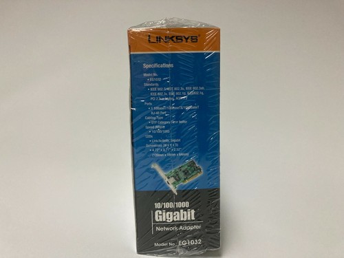 LINKSYS 10/100/1000 GIGABIT NETWORK ADAPTER MODEL # EG1032 - Picture 3 of 3