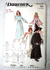 Vintage BUTTERICK HALLOWEEN Costume Sewing Pattern Misses' Costumes Sz. 10  02