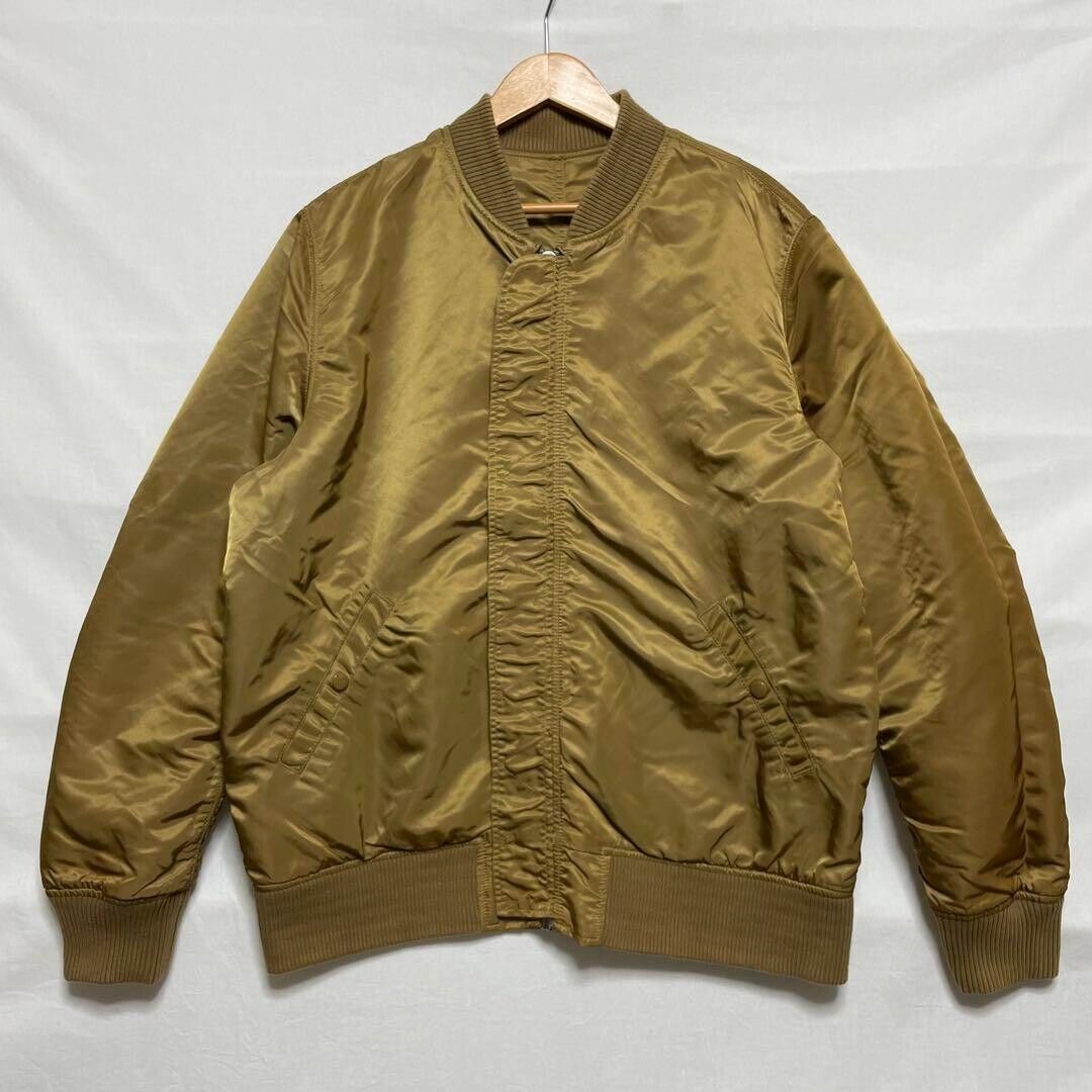 SUPREME BLOOD CHIT REVERSIBLE MA-1 MILITARY JACKET GOLD BOX SUPREME BLOOD CHIT REVERSIBLE MA-1 MILITARY JACKET GOLD BOX