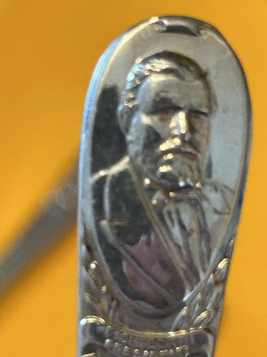 5 Wm Rodgers Silver Plated Presidential Spoons. Grant, Jefferson. - Picture 14 of 17