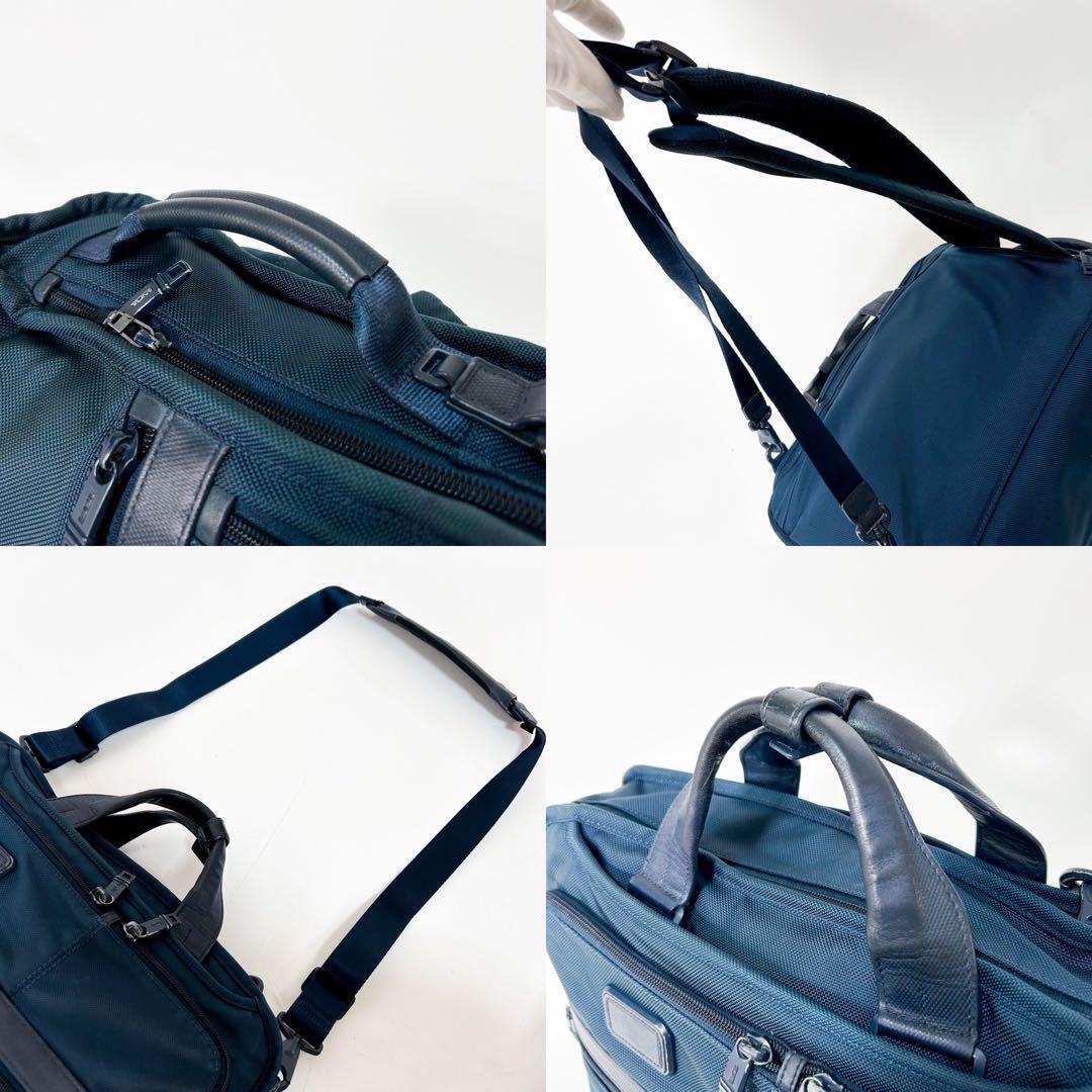 Rare Tumi Ships 3Way Alpha2 Business Bag Backpack Navy Blue Rare Tumi Ships 3Way Alpha2 Business Bag Backpack Navy Blue