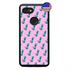 Google Pixel 3 3XL 2XL Summer Fruit Hawaii Pineapple Rubber Custom Case Cover