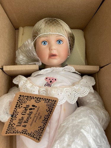 2001 Boyds Bear Little Girls & Boyds Tina With Tutu Just Bearly Ballet Doll 4703 - Picture 5 of 8