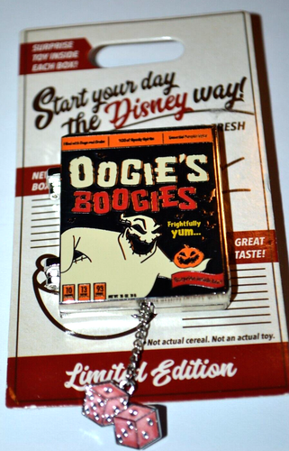 Oogie's Boogie's Frightfully Yum 2020 Disney Cereal Boxes Nightmare Pin LE - Picture 1 of 4