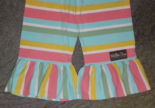 Matilda Jane (Let's Go Together) Be With You Big Ruffle Leggings - Size 6 - EUC - Picture 3 of 4