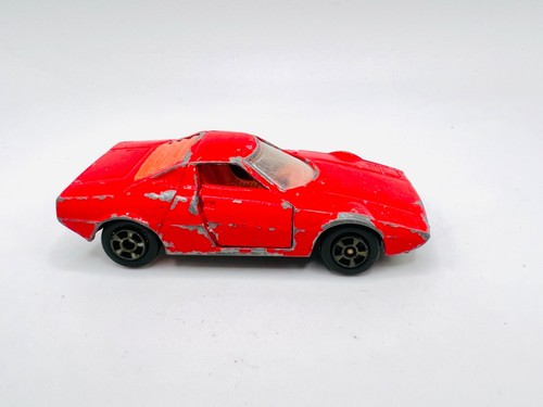 RARE all RED PLAYART Lancia Stratos Loose Vintage Hong Kong Opening Doors - Picture 3 of 7
