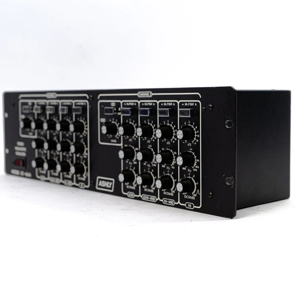 Ashly SC-66A SC-66 A Stereo 4-Band Parametric EQ Equalizer - Vintage - Image 3 of 4