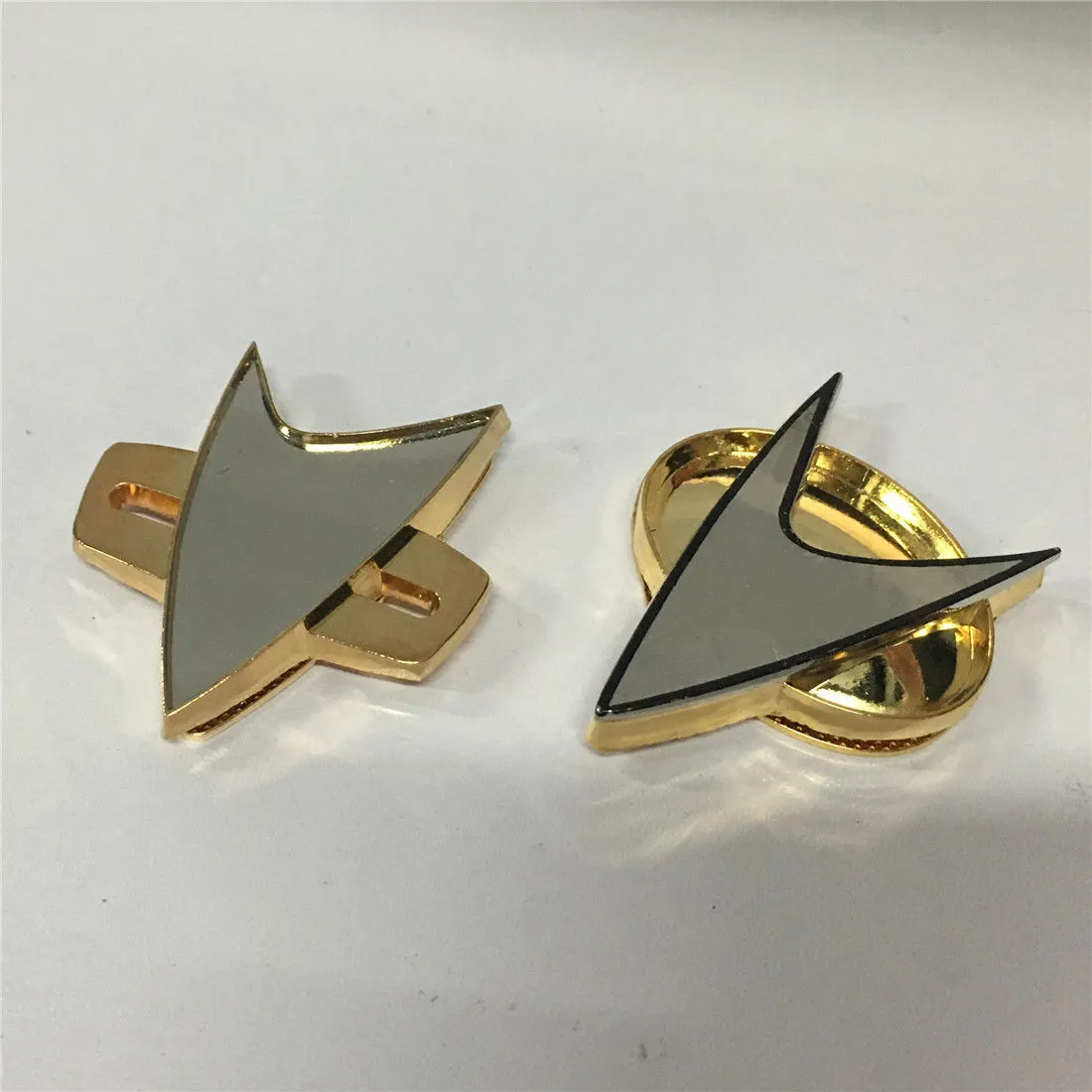 Cosplay Star Trek Badge TNG Badge Voyager Communicator Badge Pin Brooch Prop  Set eBay