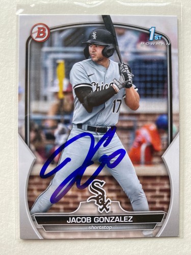 Bowman 1st IP Auto A–G Prospects Rookie RC In Person Autographed Cards Chrome - Picture 218 of 235