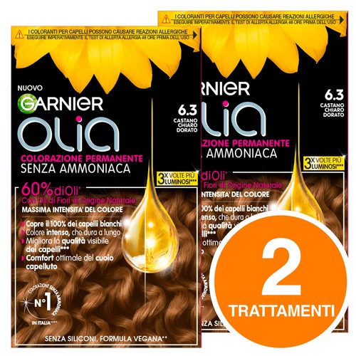 Garnier Olia Tinta Capelli Colorazione Permanente Trattamento Senza Ammoniaca - Foto 16 di 27