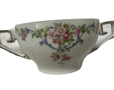 The Eton Open Sugar Bowl, Bavaria China Dish- Tirschenreuth Bavaria-4251