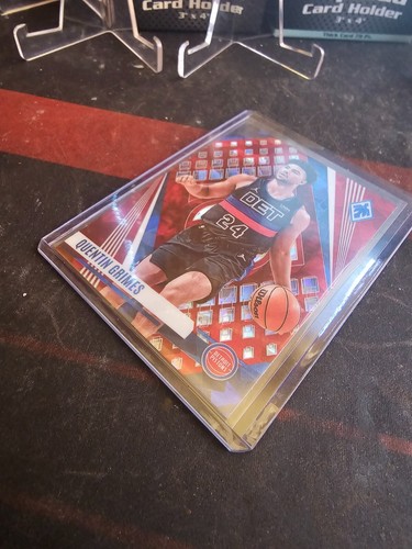 2023-24 Panini Phoenix Quentin Grimes #190 Red Cracked Ice - Picture 5 of 5