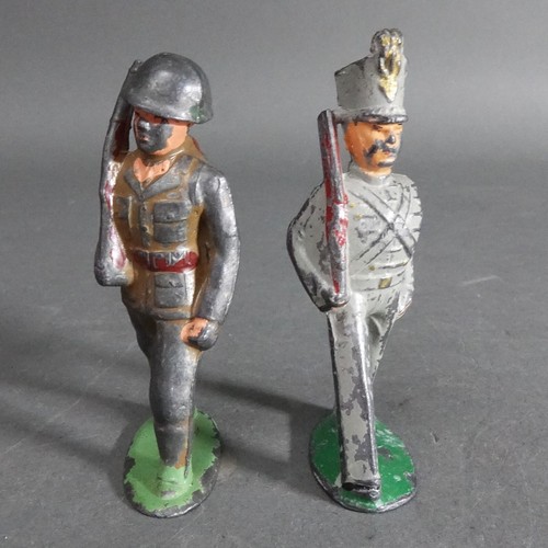 2 Vintage 1930's Barclay Manoil Lead Metal Figures Soldier & West Point Cadet - Picture 2 of 12