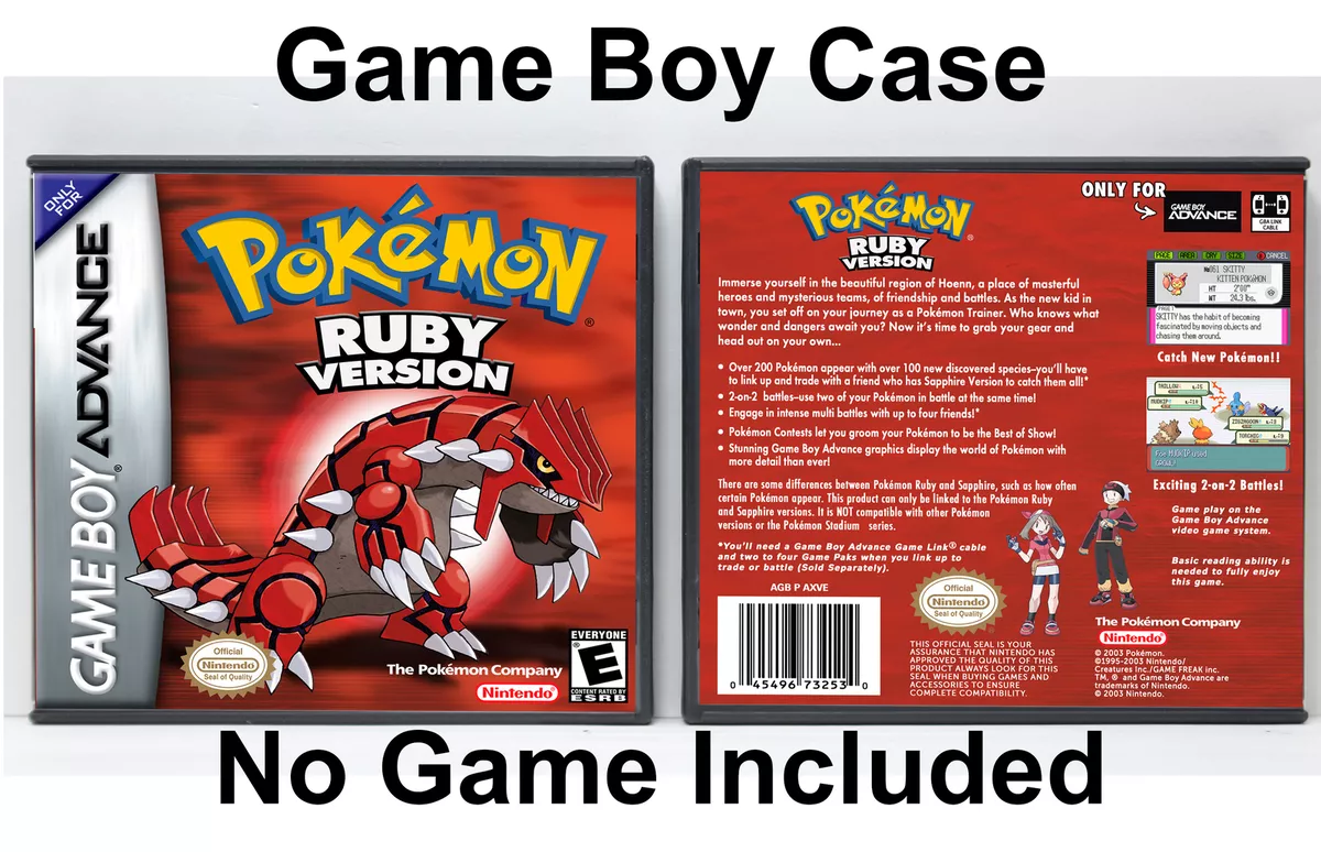  Pokemon Sapphire Version - Game Boy Advance : Video Games