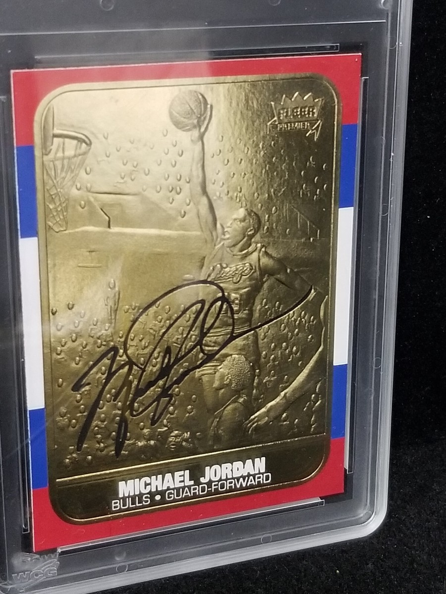 1998 Michael Jordan Fleer '86 Rookie 23KT Gold Card