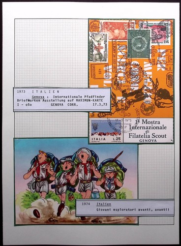 WORLD: 1970s Selection of Scout Association Themed Items - 8 Album Pages - 第 5/9 張圖片
